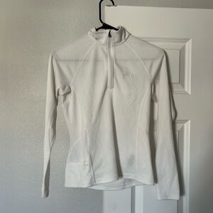 The North Face white track jacket